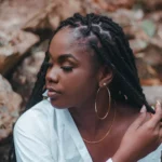 A woman with dreadlocks