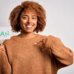 A vegan woman