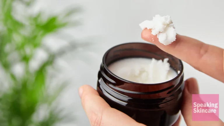 A tub of skincare product