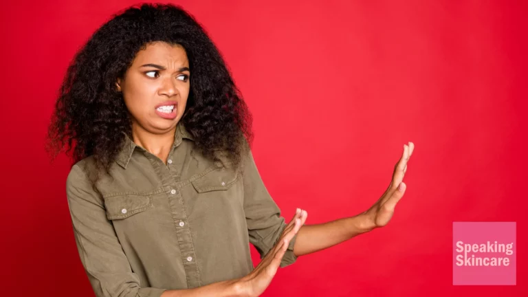 A woman being disgusted