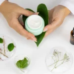 A collection of skincare products