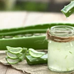 A bottle of aloe vera