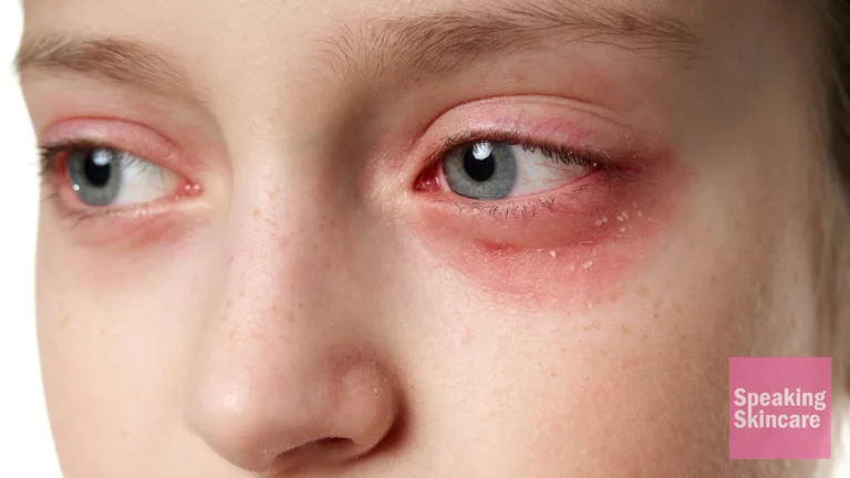 why is the skin around my eyes red